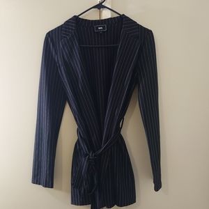 Black Stripped Blazer